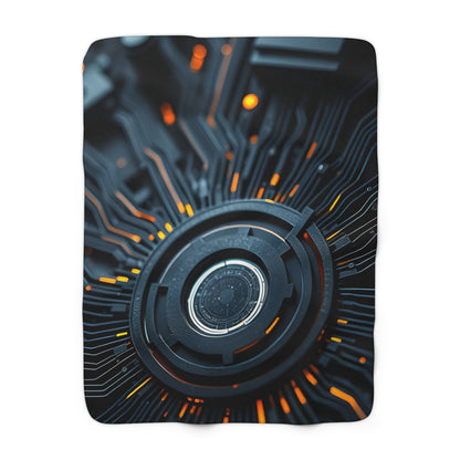 Gamer's Sherpa Fleece Blanket - Cozy Gaming Throw
