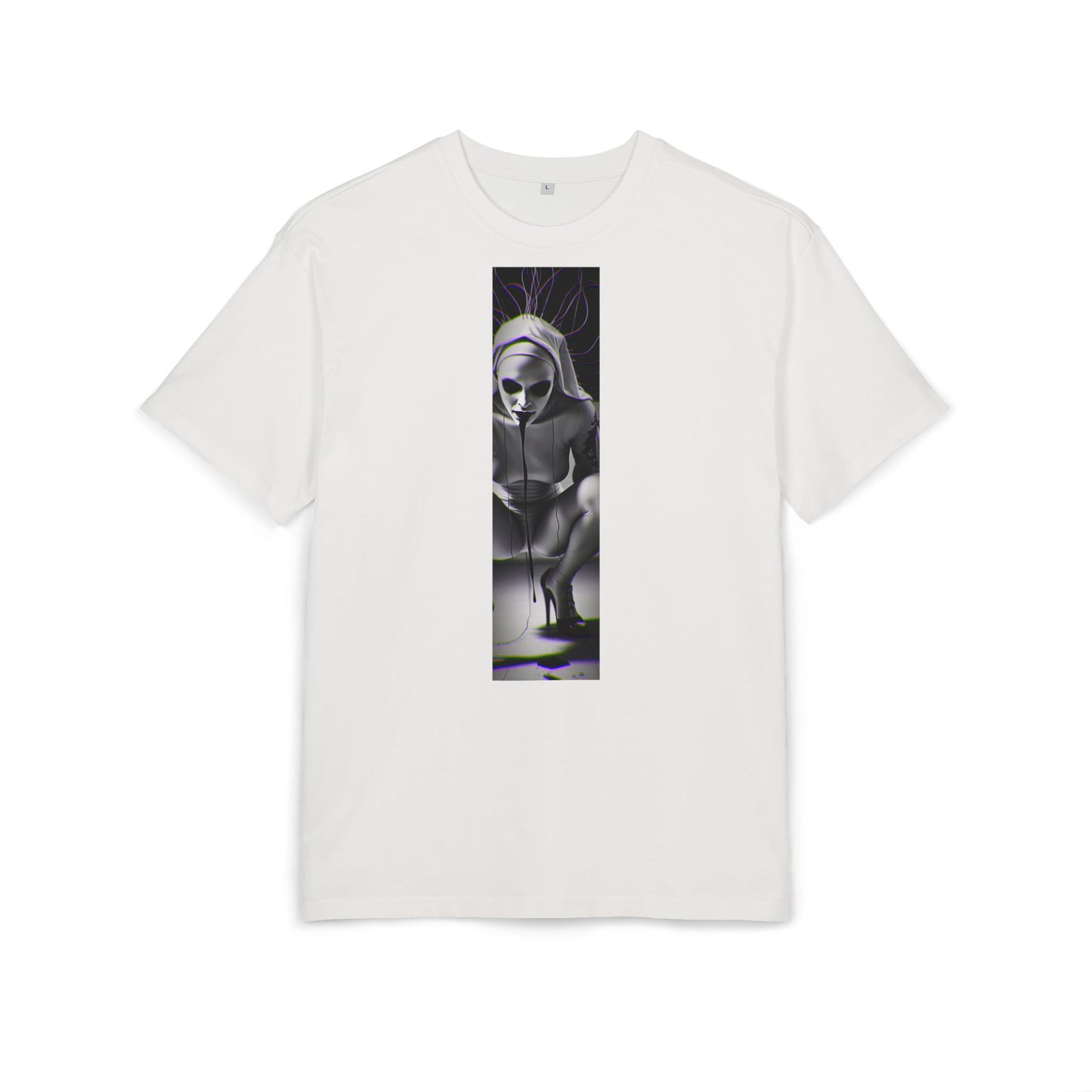Unisex Oversized Graphic Tee - Edgy Gothic Design