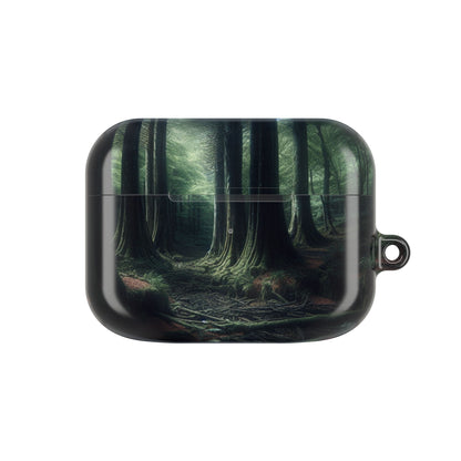 Nature-Inspired AirPod Cases, Forest Style Protective Cover, Eco-Friendly Gift for Nature Lovers, Tech Accessory for Travel