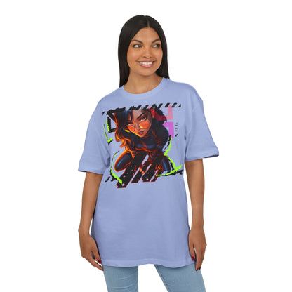 Edgy Graphic Unisex Heavy Oversize Tee - Street Style Fashion