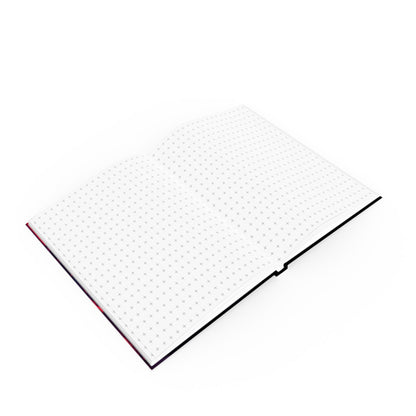 Cyberpunk Hard Backed Journal, Neon Aesthetic Notebook, Gift for Artists, Sci-Fi Inspiration, Creative Writing