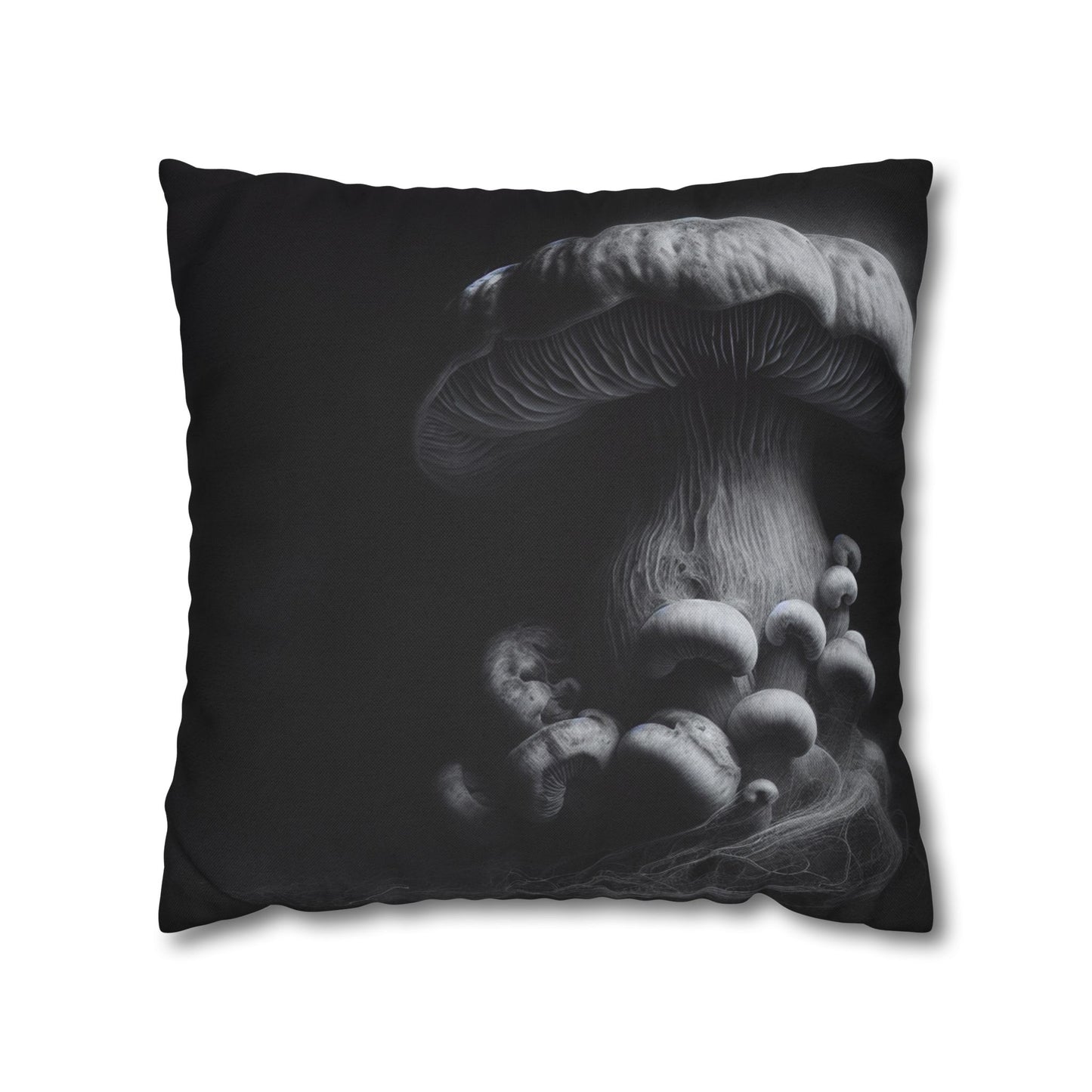 Monochrome Jellyfish Pillowcase - Dark Aesthetic Cushion Cover, Home Decor, Nautical Gift, Coastal Vibes, Unique Bedroom Accent