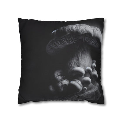 Monochrome Jellyfish Pillowcase - Dark Aesthetic Cushion Cover, Home Decor, Nautical Gift, Coastal Vibes, Unique Bedroom Accent