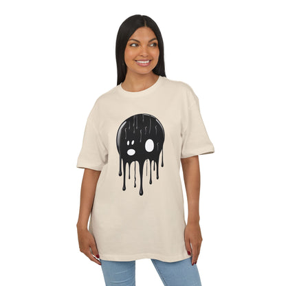 Edgy Skull Graphic Unisex Heavy Oversize Tee