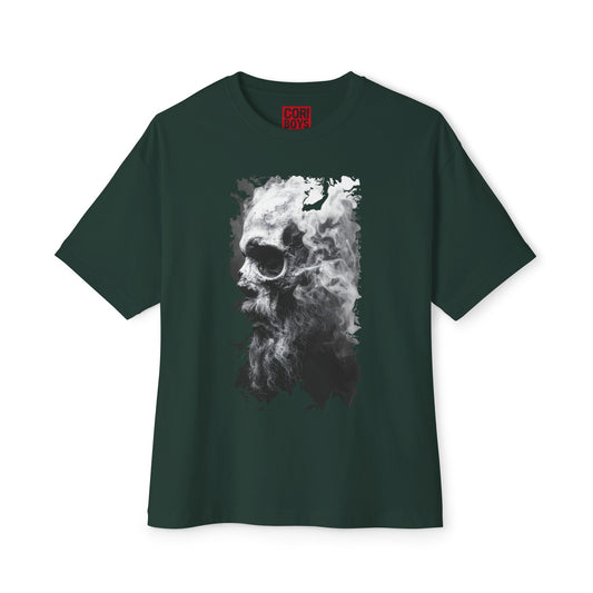 Edgy Oversized Graphic Tee | Casual Streetwear, Unisex T-Shirt, Skull Design, Gifts for Him/Her, Everyday Wear