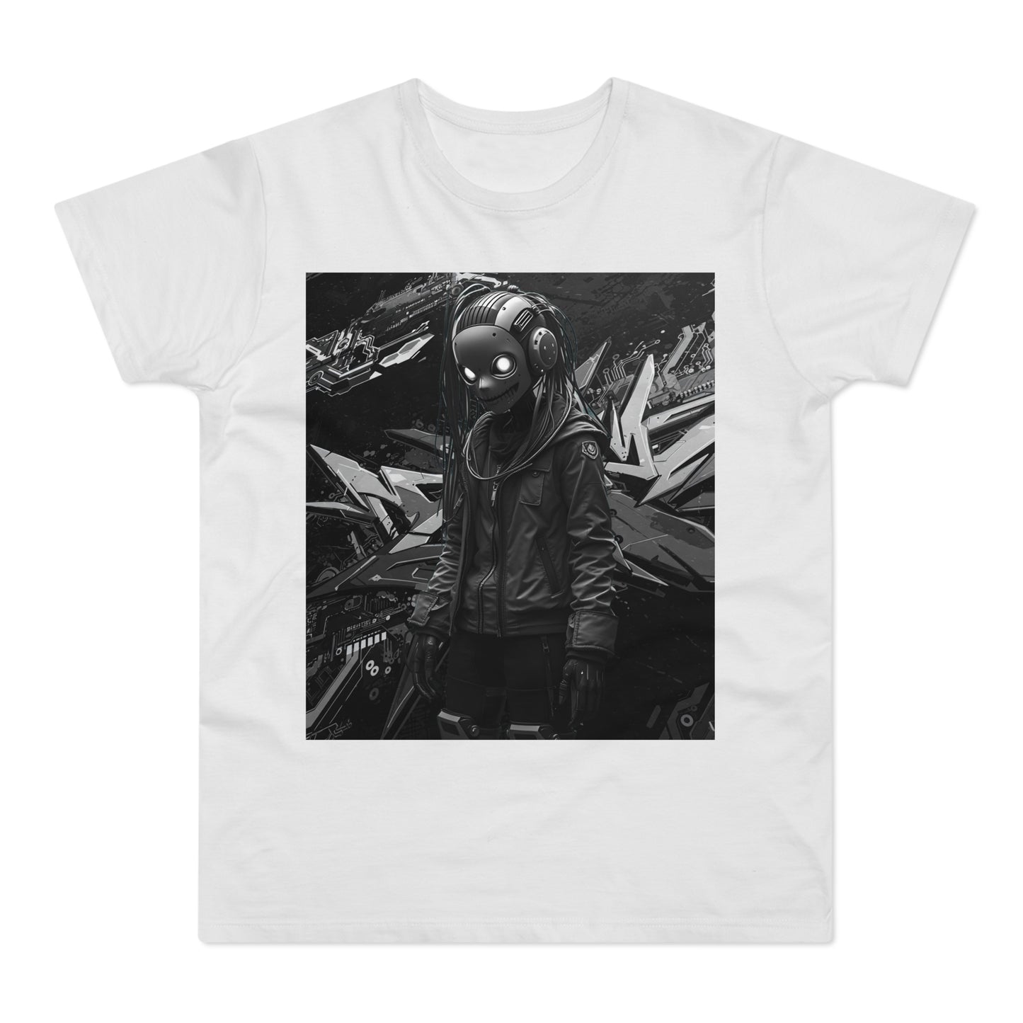 Urban Cyberpunk Unisex T-Shirt - Edgy Graphic Tee with Futuristic Design