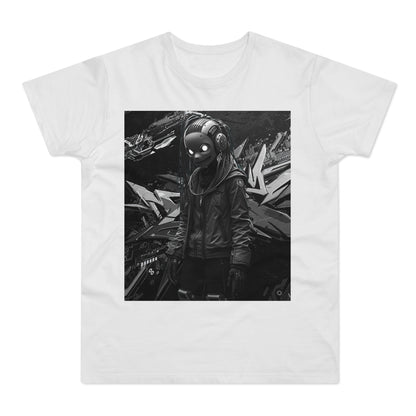 Urban Cyberpunk Unisex T-Shirt - Edgy Graphic Tee with Futuristic Design