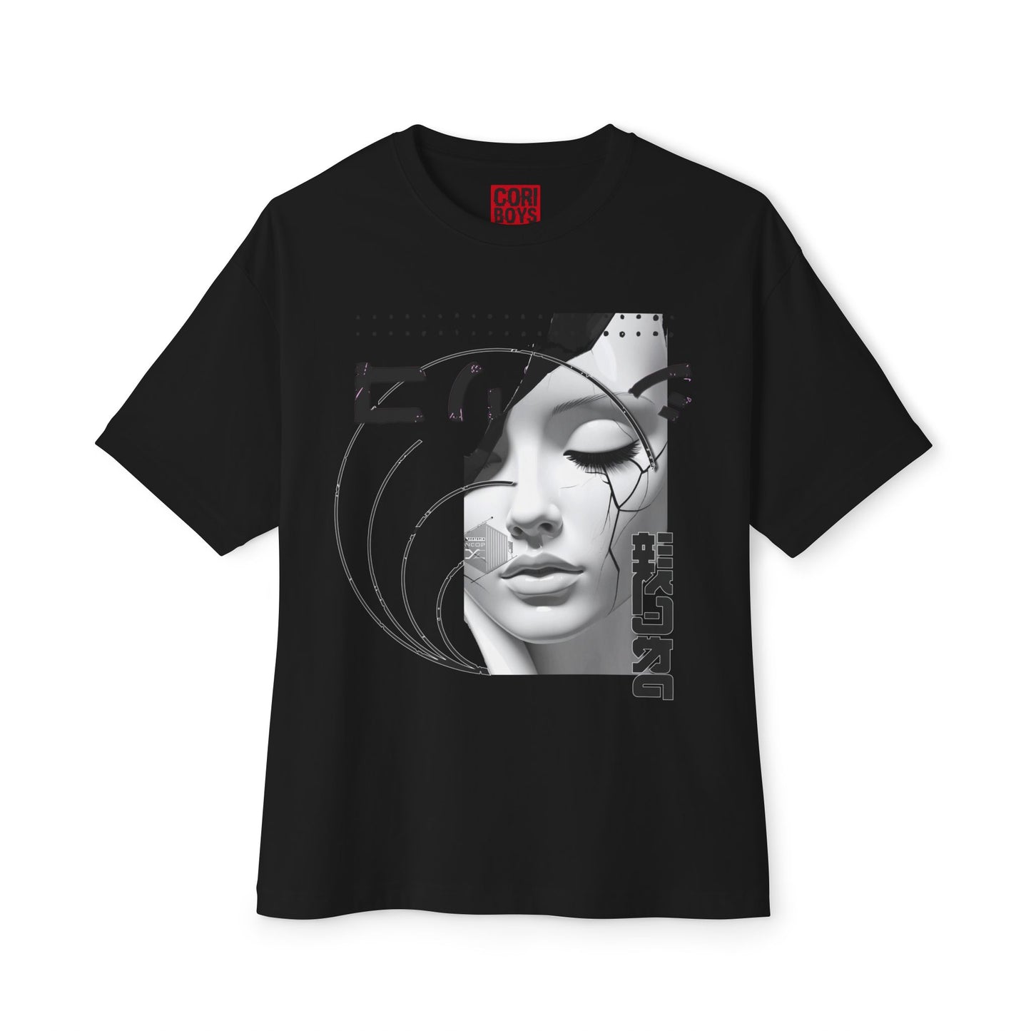 Chic Graphic Tee, Casual Fashion Shirt, Summer Outfit Top, Gift for Her, Artistic Oversized T-Shirt