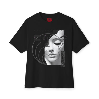 Chic Graphic Tee, Casual Fashion Shirt, Summer Outfit Top, Gift for Her, Artistic Oversized T-Shirt