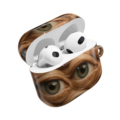 Unique Eye Pattern AirPod Case, Quirky AirPod Cover, Gift for Tech Lovers, Trendy Accessories, Fun Gadget Protection