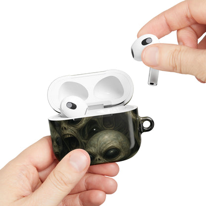 Alien-Themed AirPod Case, Unique Gift for Sci-Fi Lovers, Cool Accessory for Music Enthusiasts, Perfect for Halloween, Collectible