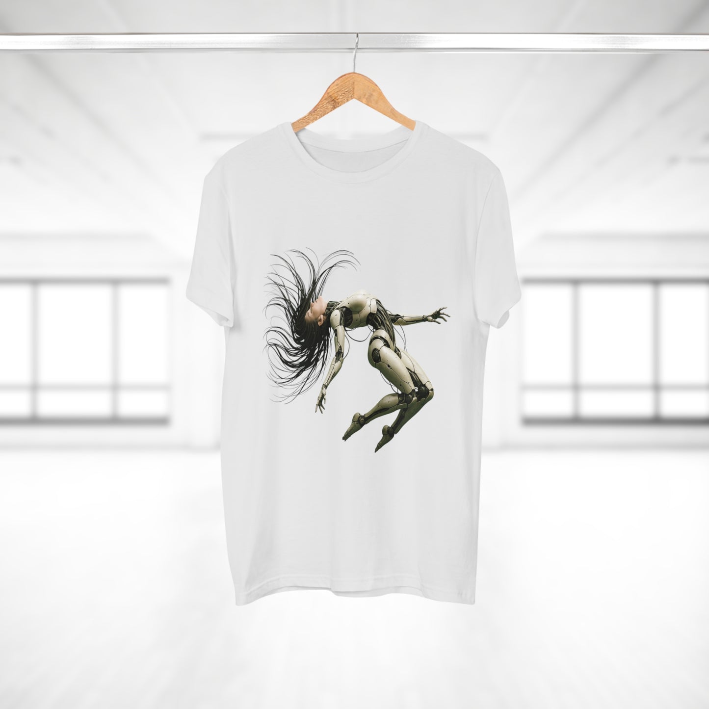 Futuristic Robot Graphic Tee for Men & Women, Tech Lover Gift, Unisex T-Shirt, Casual Wear, Unique Gift, Trendy Fashion