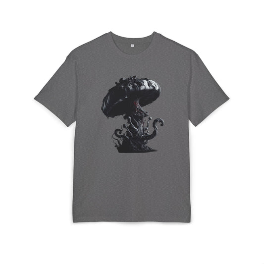 Vintage Mushroom Graphic Unisex Heavy Oversize Tee