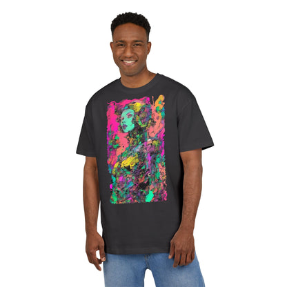 Artistic Oversize Tee - Vibrant Graphic Shirt, Casual Streetwear, Unique Gift for Art Lovers, Everyday Wear, Graphic Tee