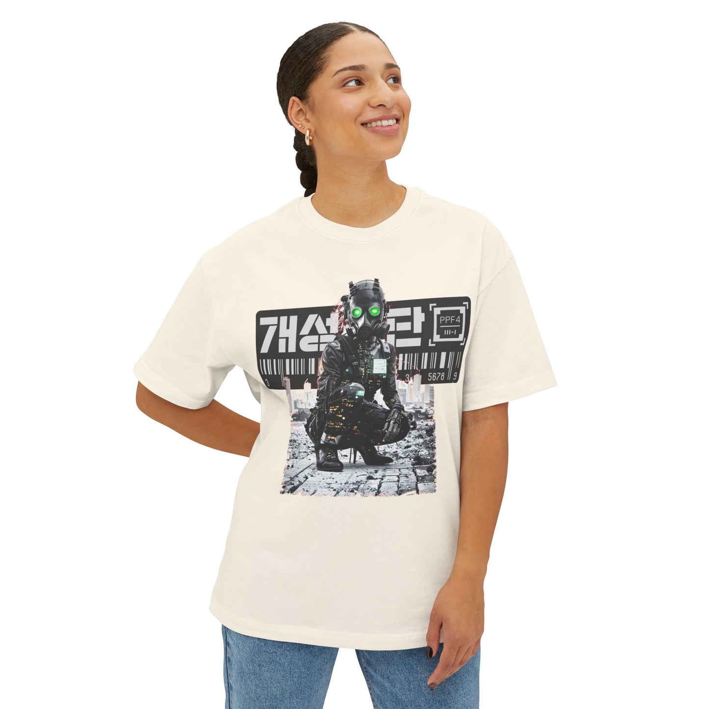 Unisex Oversized Graphic Tee with Futuristic Design, Casual Streetwear, Gift for Gamers, Unique Art Tee for All Occasions, Comfortable [...]