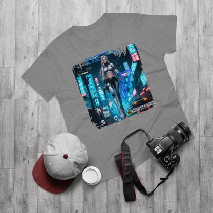 Urban Cyberpunk Unisex T-Shirt, Graphic Tee, Streetwear, Casual Outfit, Festival Wear, Gift for Tech Lovers