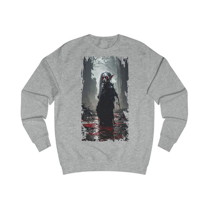 Horror-Themed Unisex Sweatshirt - Perfect for Halloween, Spooky Season, Horror Fans, Cozy Casual Wear