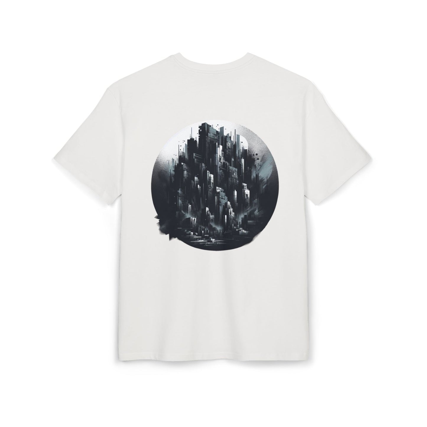 Urban Streetwear Oversize Tee - Futuristic Graphic Design