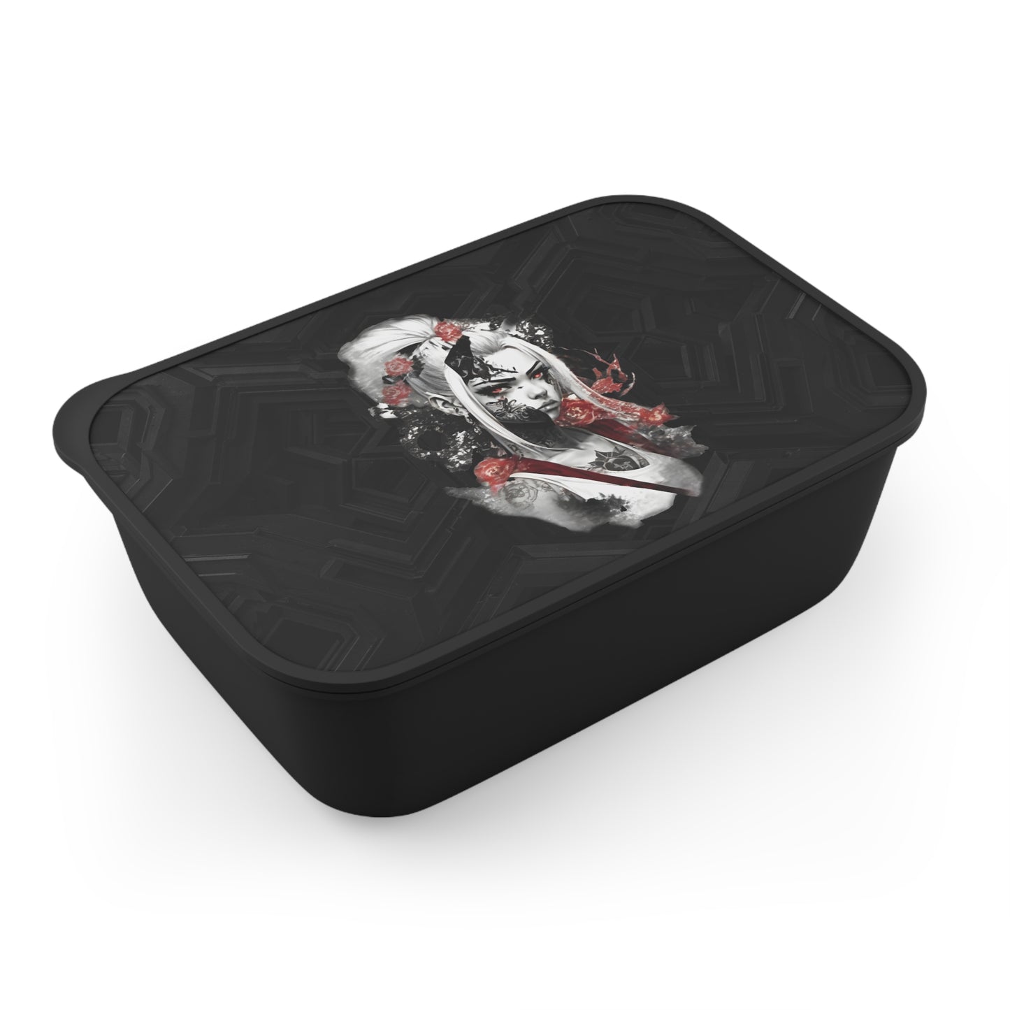 Stylish Bento Box with Utensils - Perfect for Lunch on the Go, Anime Lovers' Gift, Meal Prep, Eco-Friendly Storage