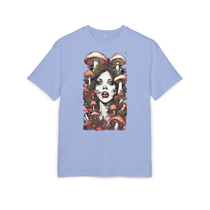 Bohemian Mushroom Print Tee - Vintage Aesthetic T-Shirt, Art Lover Gift, Unisex Graphic Tee, Eco-Friendly Fashion, Everyday Style