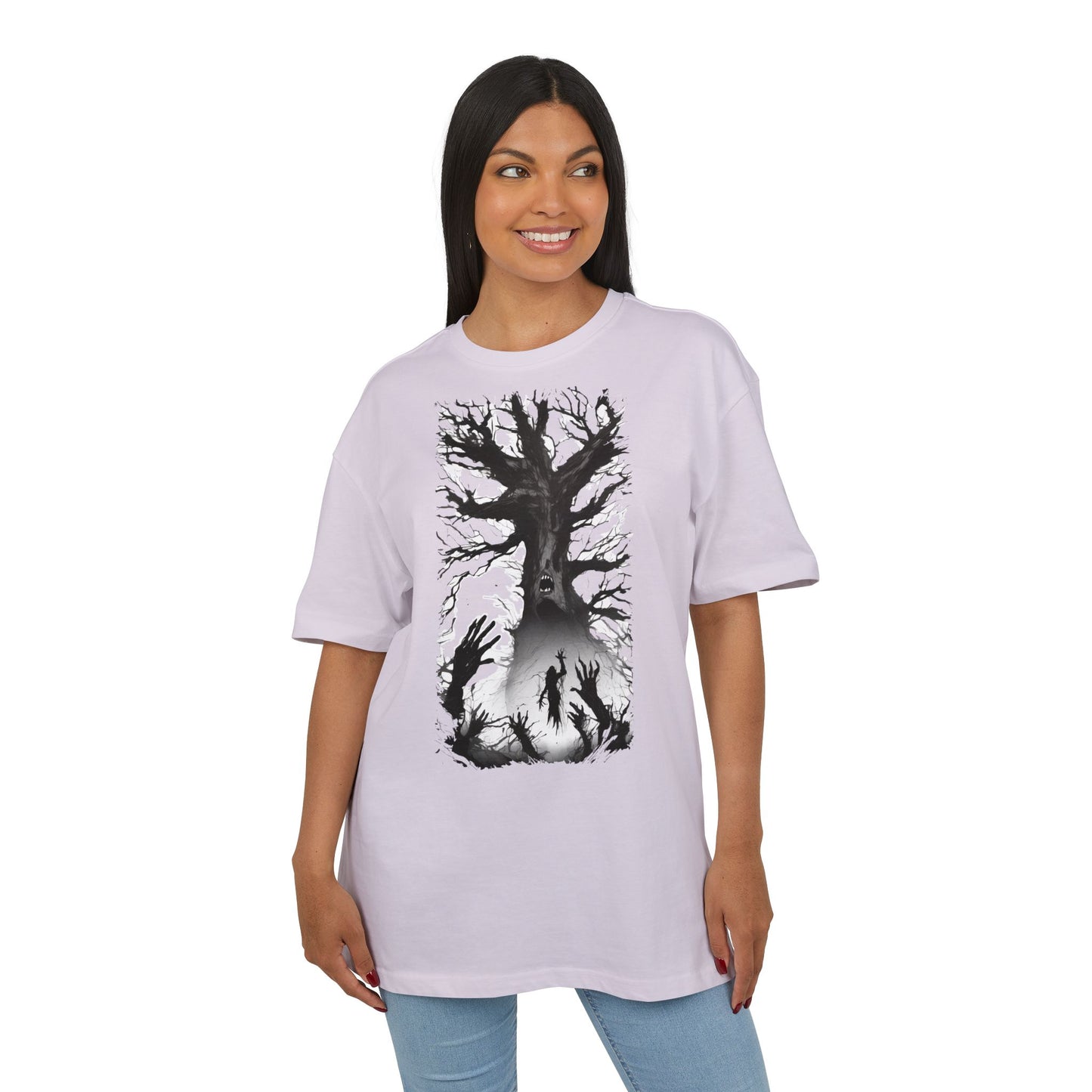 Mystical Tree Oversized Tee - Unisex Heavyweight Shirt, Nature-Inspired Fashion, Gift for Nature Lovers, Outdoor Adventure Wear, Boho [...]