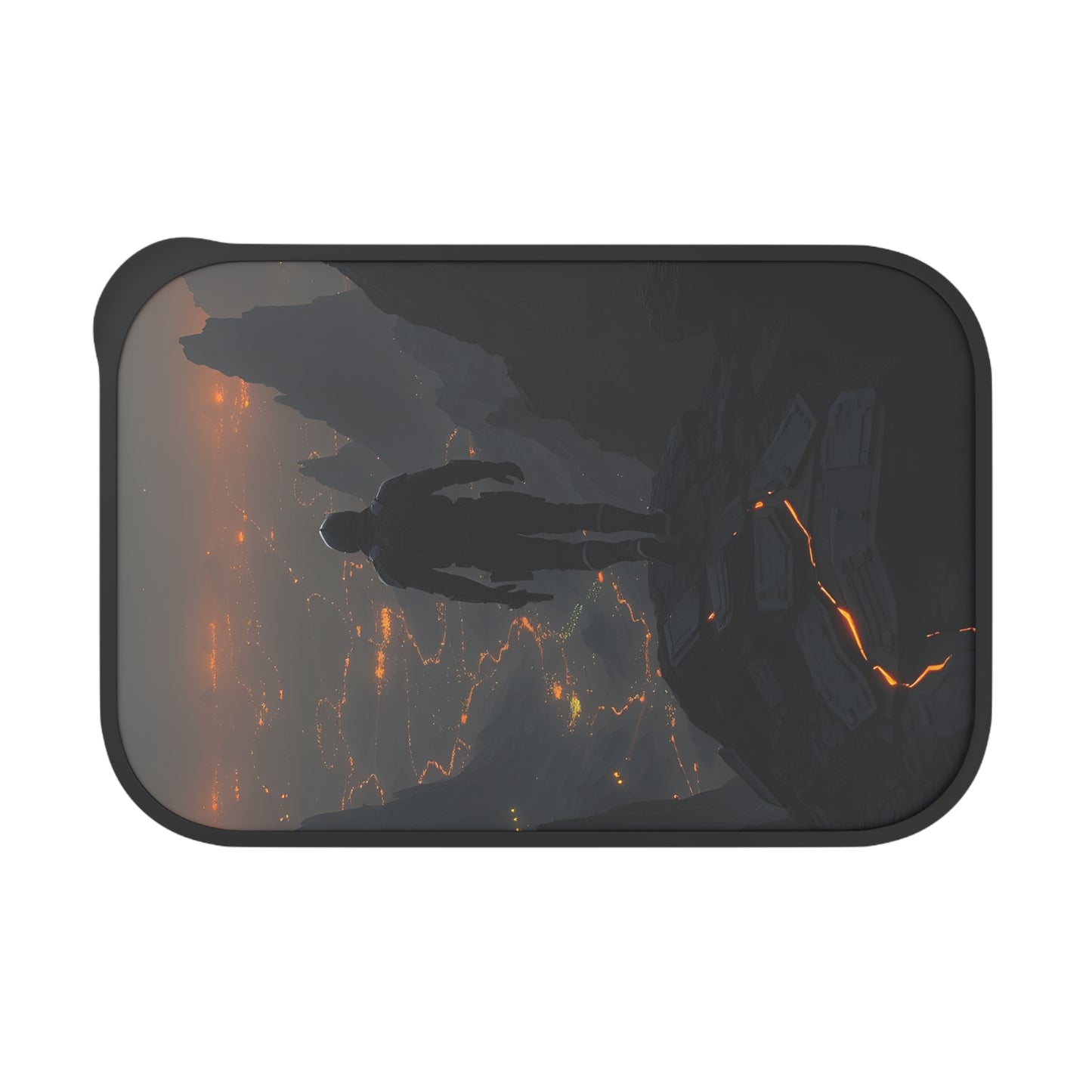 Adventure-Themed Bento Box, Portable Lunch Container, Ideal for Travel, Picnic, Camping, Outdoor Enthusiasts, Gift for Foodies