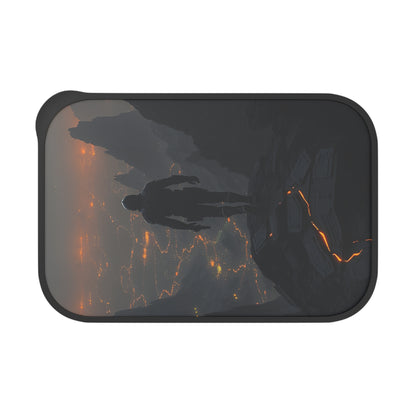 Adventure-Themed Bento Box, Portable Lunch Container, Ideal for Travel, Picnic, Camping, Outdoor Enthusiasts, Gift for Foodies
