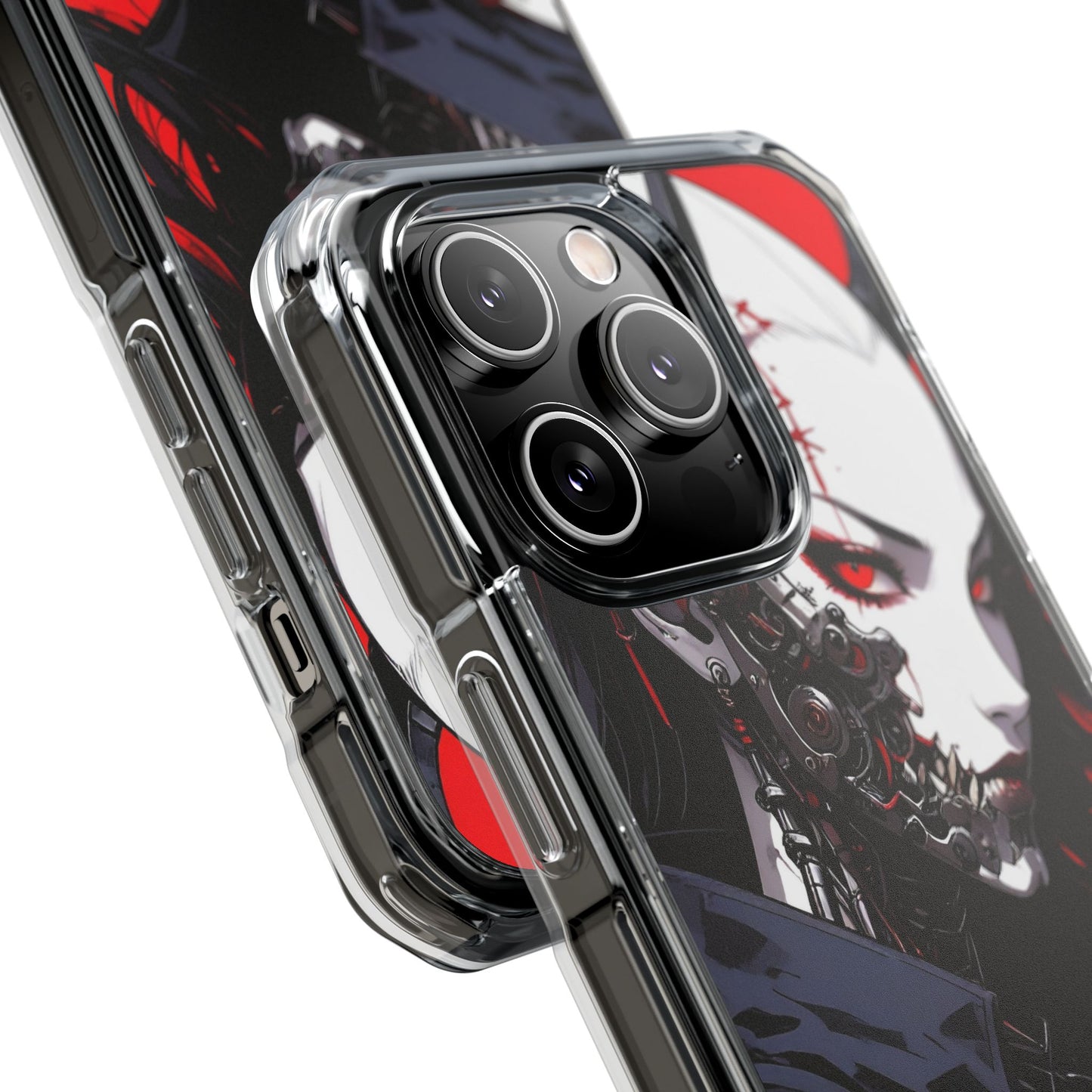 Magnetic Impact Phone Case, Anime Art Phone Cover, Goth Accessories for Her, Gift for Tech Lovers, Unique Phone Protection