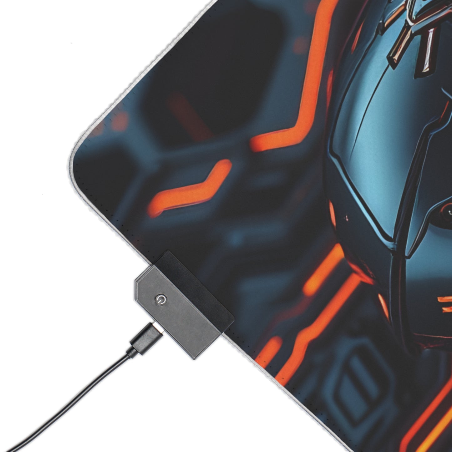 Gaming Mouse Pad with Abstract Cyber Design