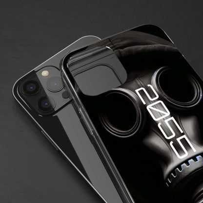 Phone Case Dystopian Gas Mask Design