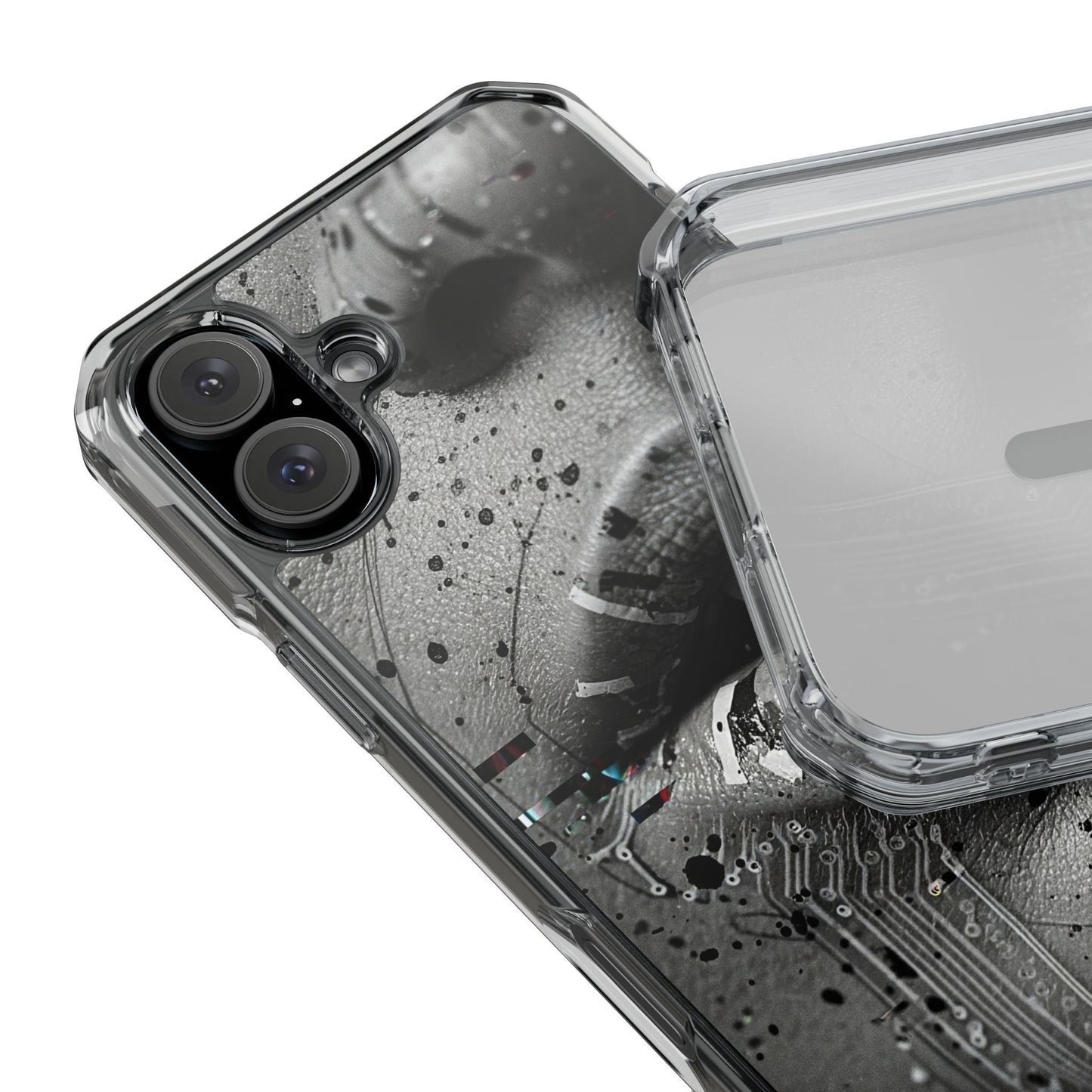 Magnetic Clear Impact Phone Case for Stylish Protection, Urban Aesthetic, Trendy Gift, Phone Accessories, Personalized Present