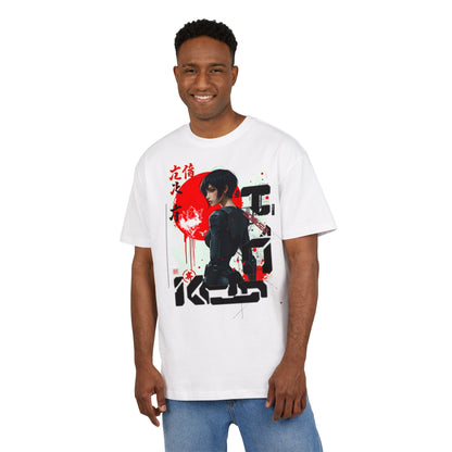Unisex Oversized Graphic Tee with Anime Design, Casual Streetwear, Perfect for Everyday Wear, Gift for Anime Fans, Cosplay, Summer Style