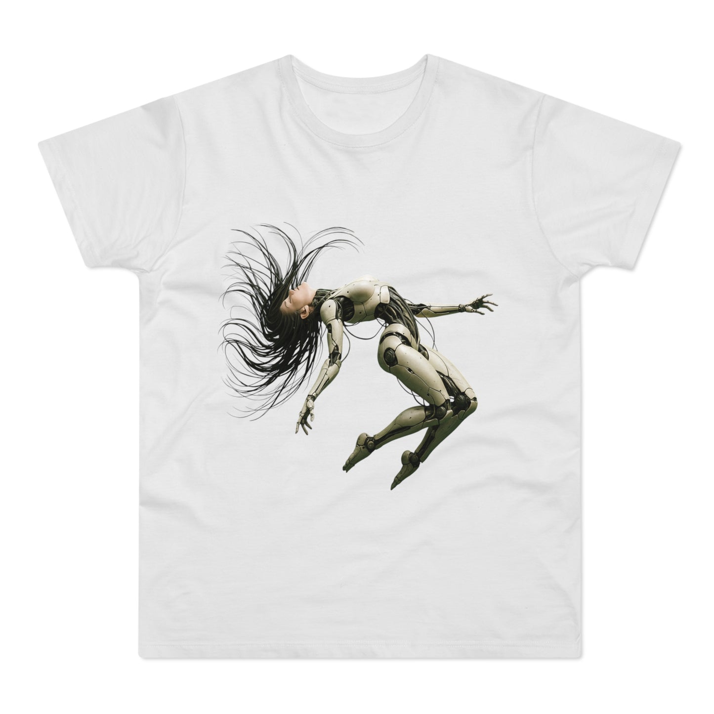 Futuristic Robot Graphic Tee for Men & Women, Tech Lover Gift, Unisex T-Shirt, Casual Wear, Unique Gift, Trendy Fashion