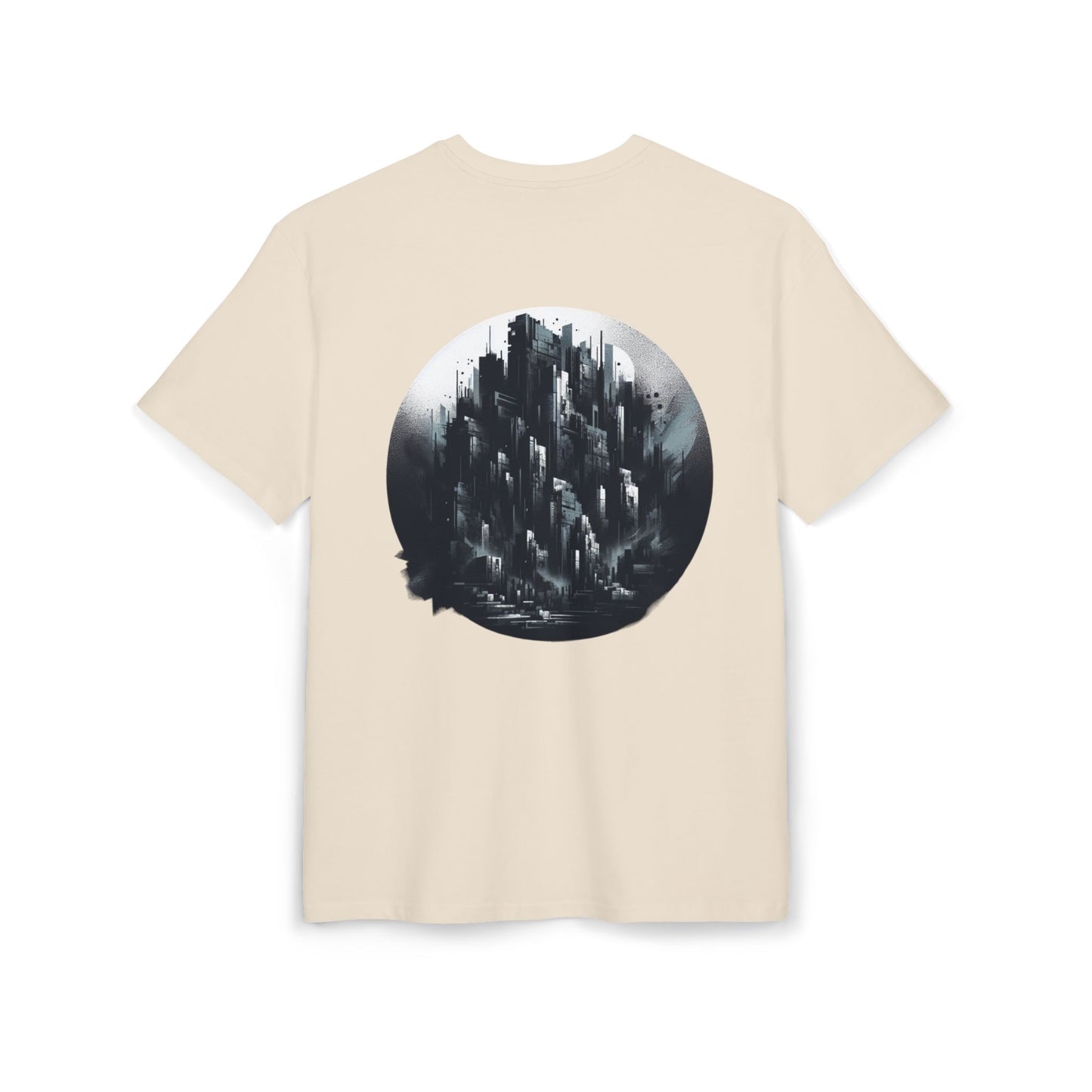 Urban Streetwear Oversize Tee - Futuristic Graphic Design