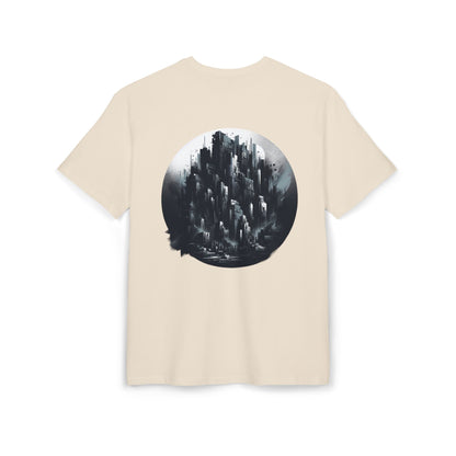 Urban Streetwear Oversize Tee - Futuristic Graphic Design