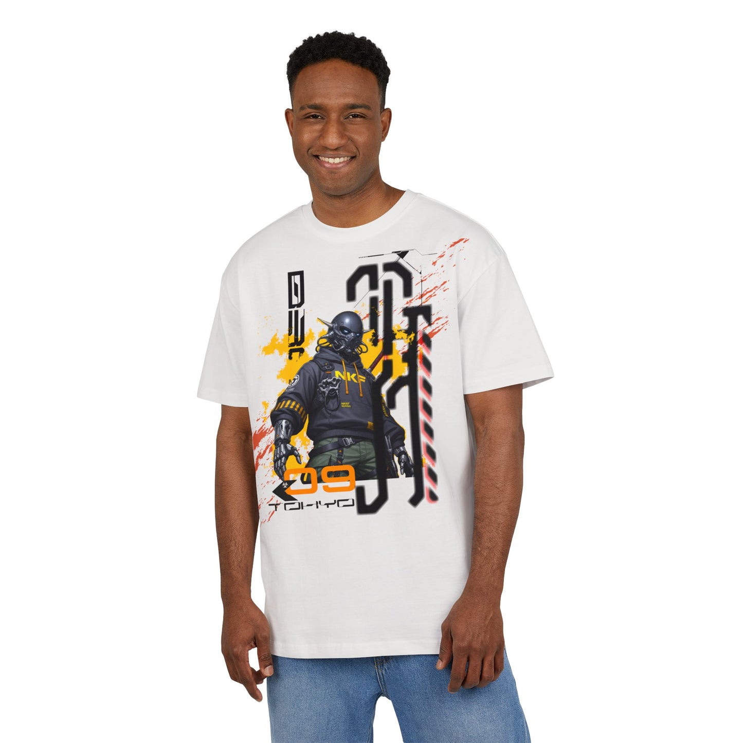 Urban Street Art Oversize Tee, Graphic Tee, Hip Hop Apparel, Streetwear Style, Men’s and Women’s Fashion, Casual Wear