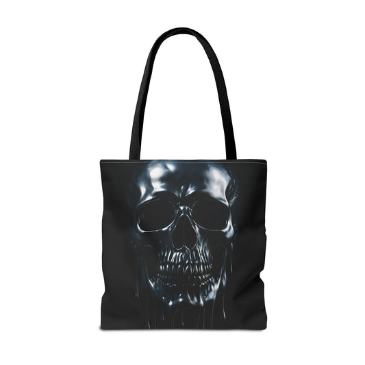 Gothic Skull Tote Bag, Edgy Fashion Accessory, Perfect for Halloween, Unique Gift Idea, Stylish Shopping Companion, All-Occasion Use