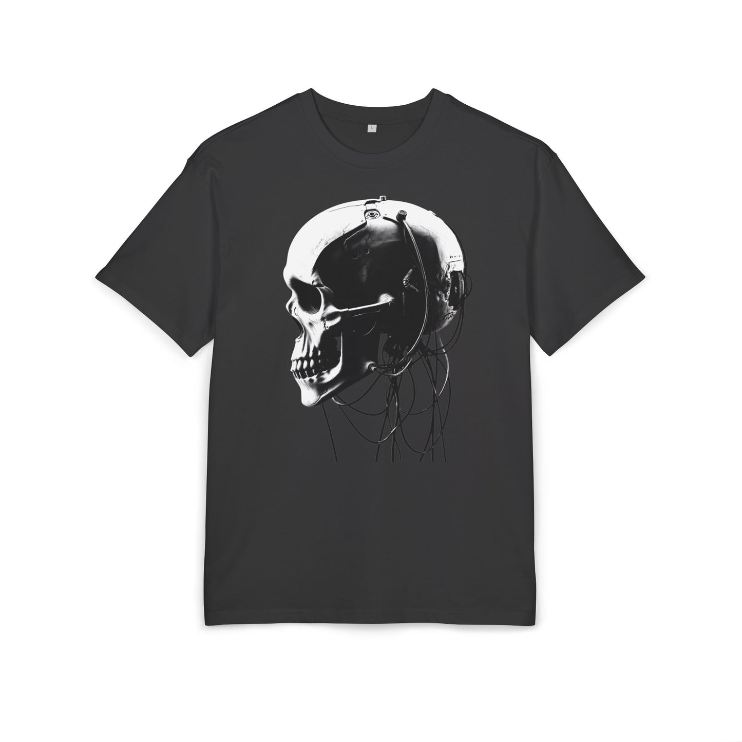 Unisex Skull Graphic Oversize Tee - Bold, Edgy Style for Casual Wear