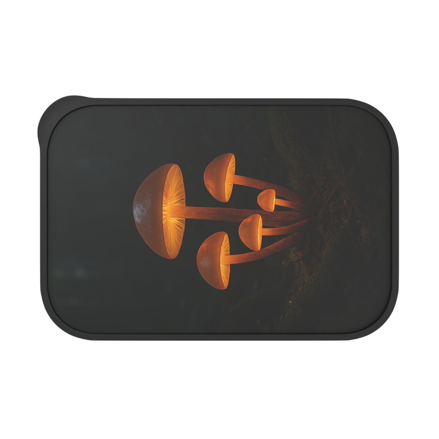 Glowing Mushroom Bento Box, Eco-Friendly Lunch Container, Food Storage, Gift for Nature Lovers, Picnic Essential