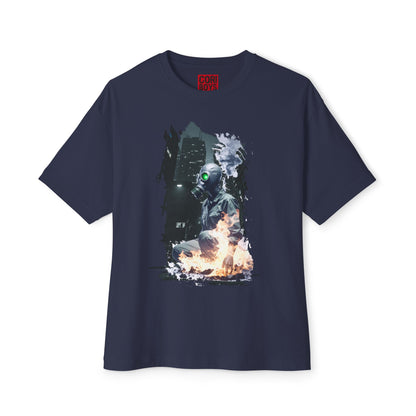 Cool Graffiti Monster Tee, Unisex Boxy T-Shirt, Streetwear Fashion, Graphic Tee, Unique Urban Style