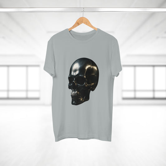 Gothic Skull Unisex T-Shirt, Edgy Graphic Tee, Halloween Apparel, Men's Casual Wear, Gift for Him