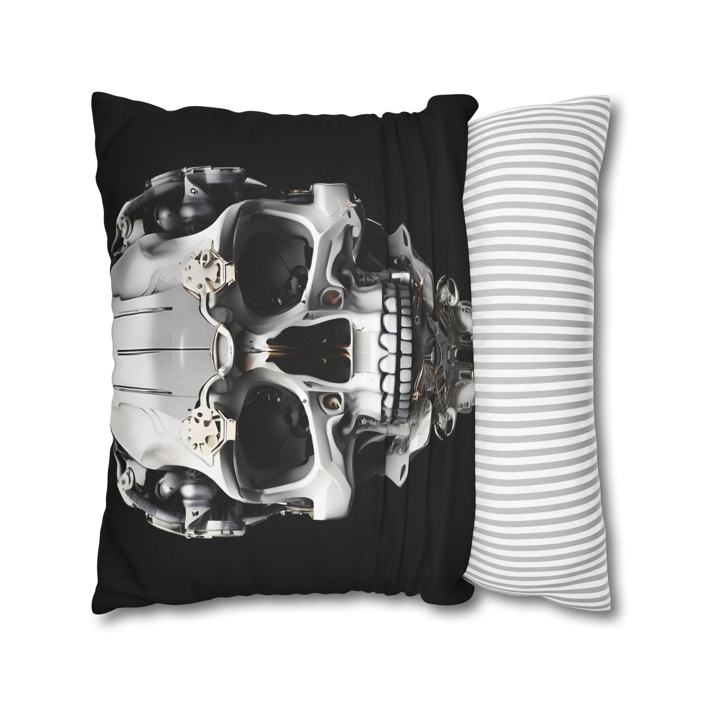 Polyester Square Pillowcase - Skull Collection