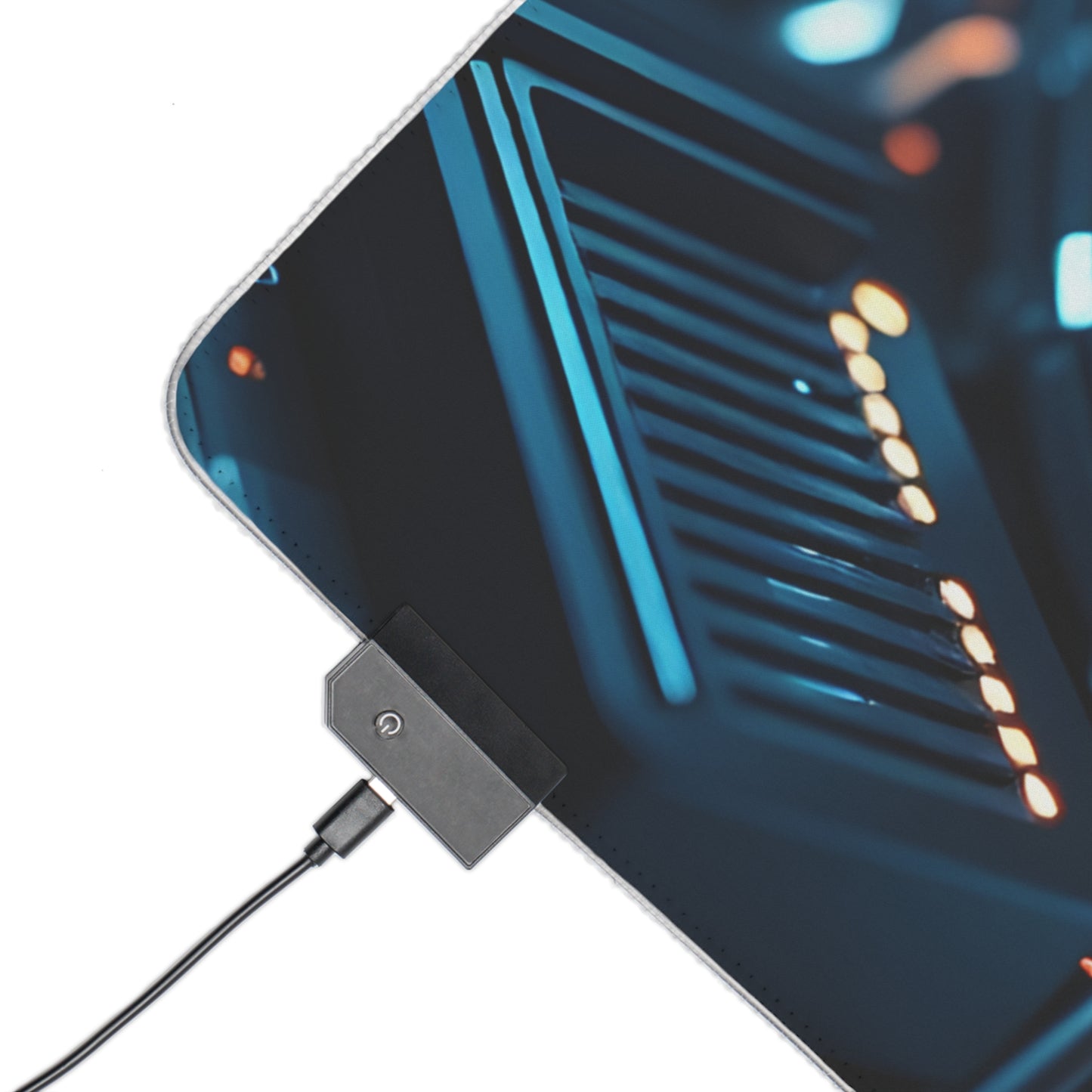Gaming Mouse Pad with Abstract Cyber Design