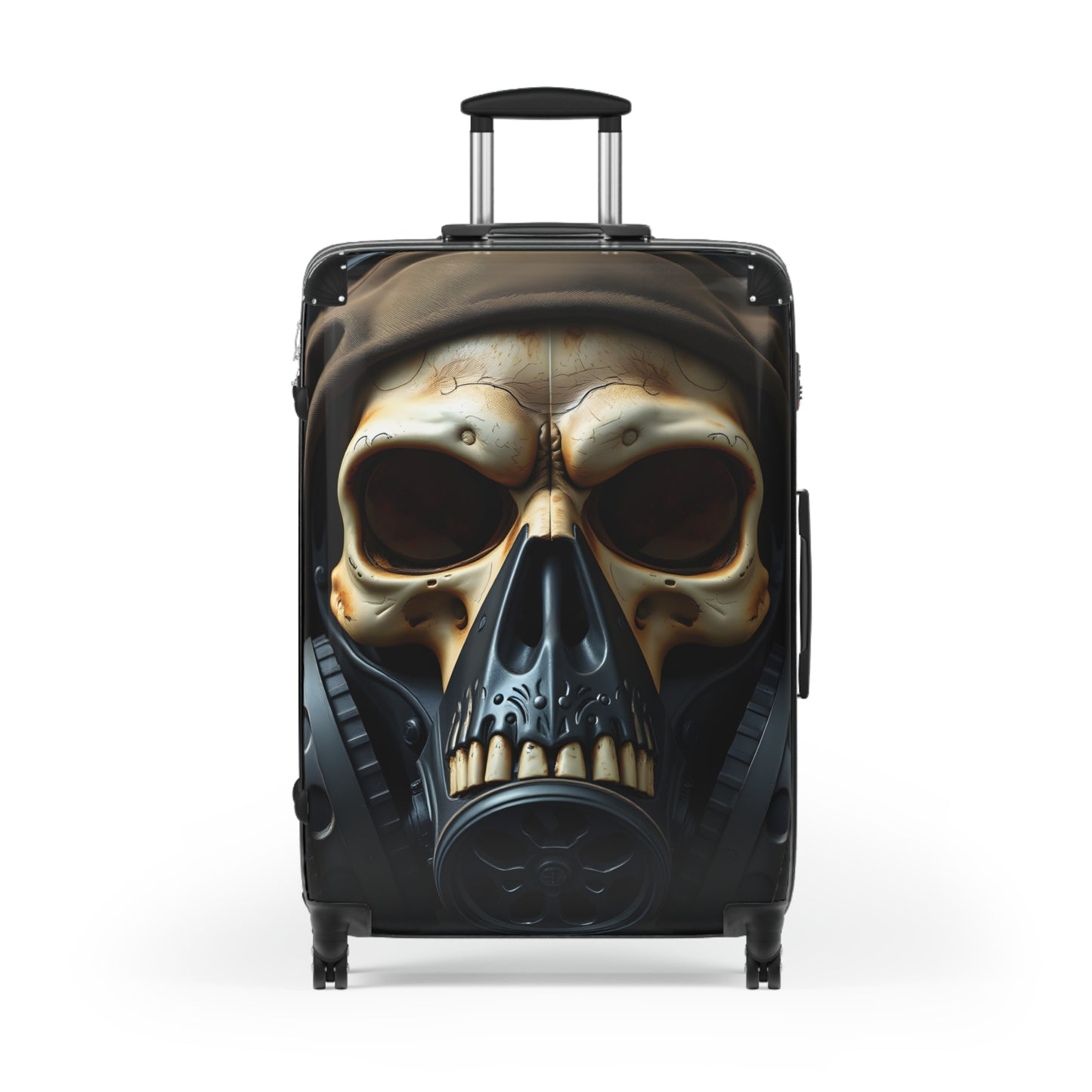 Skull Design Suitcase - Unique Travel Luggage, Stylish Carry-On, Halloween Bag, Gift for Travelers, Adventure Gear