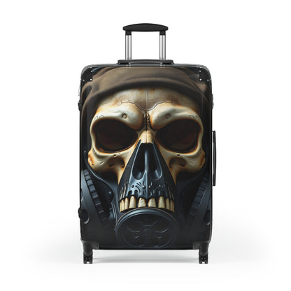 Skull Design Suitcase - Unique Travel Luggage, Stylish Carry-On, Halloween Bag, Gift for Travelers, Adventure Gear
