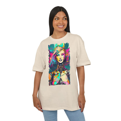 Vibrant Art Oversized Tee, Unisex Colorful T-Shirt, Graphic Arts Apparel, Casual Streetwear Gift, Unique Fashion Statement