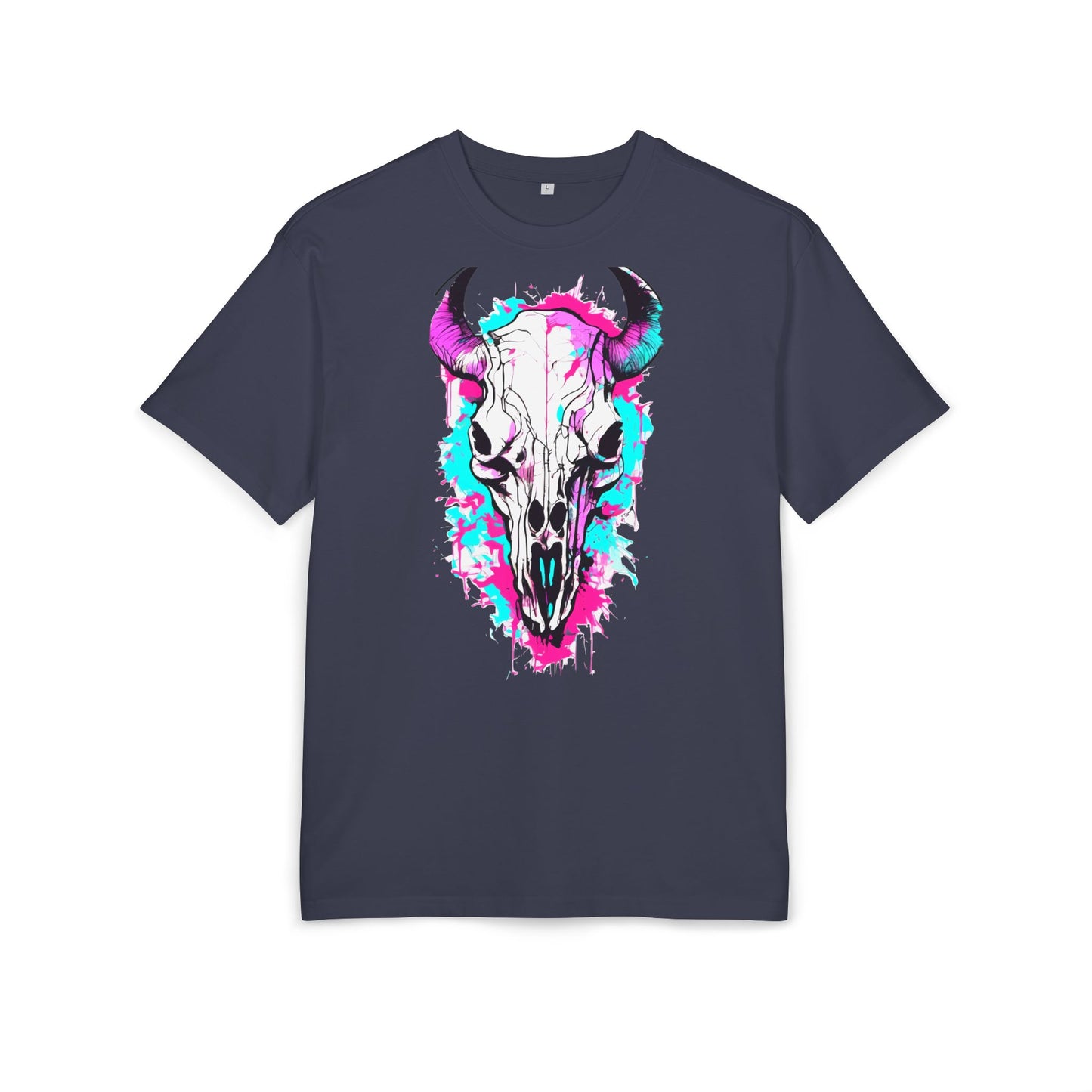 Vibrant Skull Graphic Tee for Art Lovers, Casual Wear, Unique Gift, Festival Apparel, Street Style Fashion
