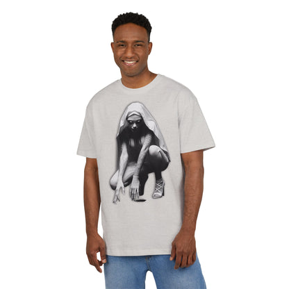 Urban Style Unisex Heavy Oversize Tee with Edgy Design