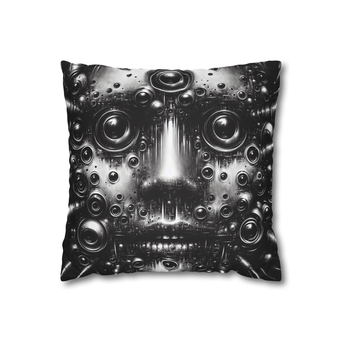 Funky Geometric Pillowcase, Modern Home Decor, Unique Throw Pillow Cover, Artistic Cushion Cover, Gift for Art Lovers