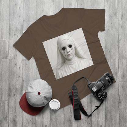 Spooky Art Tee, Unisex Graphic T-shirt, Halloween Costume, Horror Aesthetic Shirt, Creepy Vintage Look Top